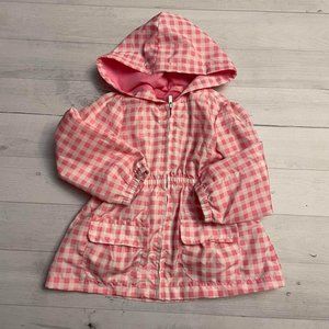 kids headquarters pink lightweight jacket 24 months